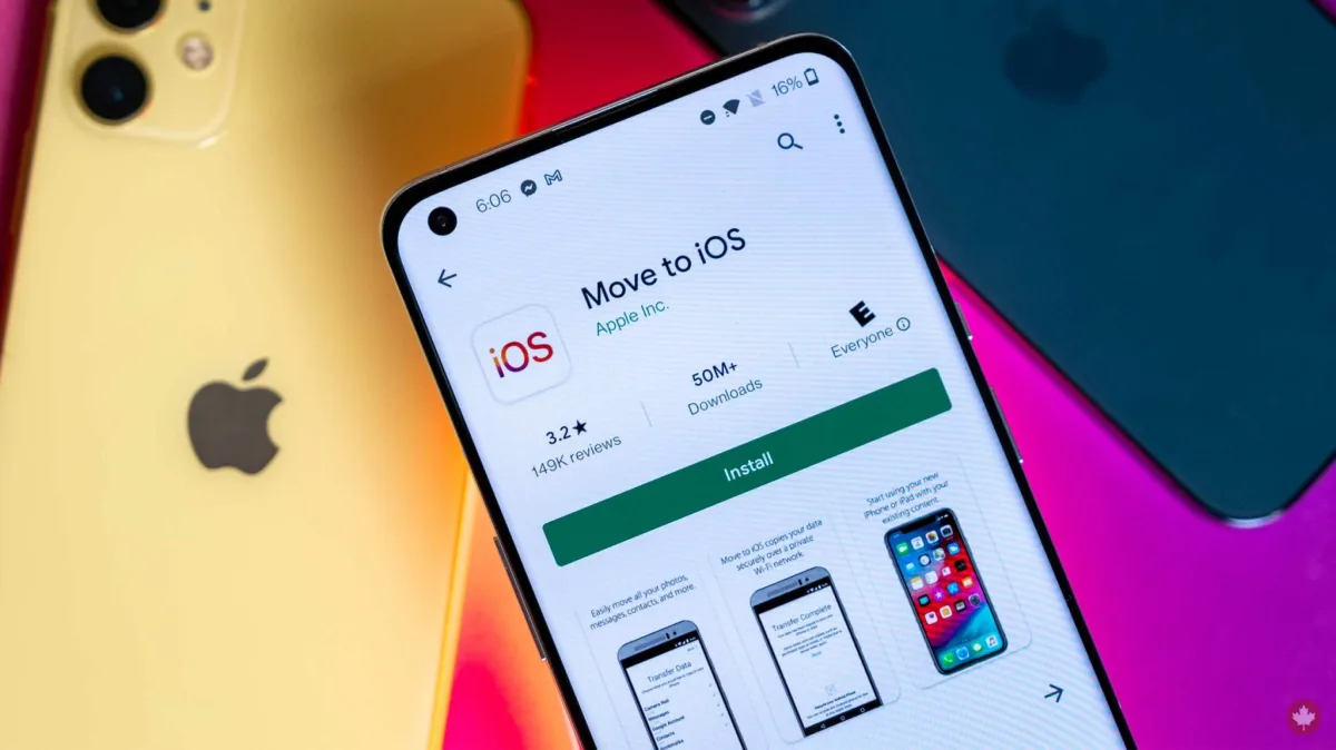 برنامه Move to iOS