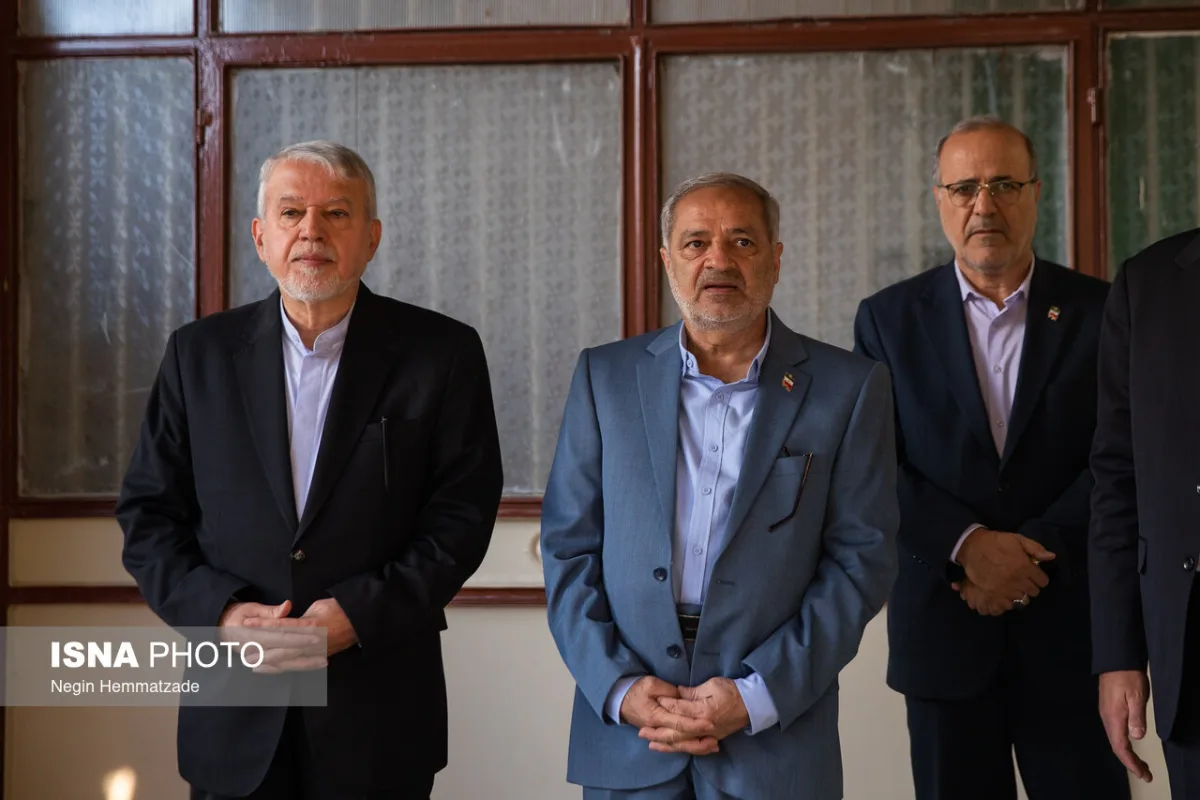 علیرضا کاظمی، وزیر آموزش و پرورش، رضا صالحی امیری، وزیر میراث فرهنگی در آیین آغاز سال تحصیلی ۱۴۰۵