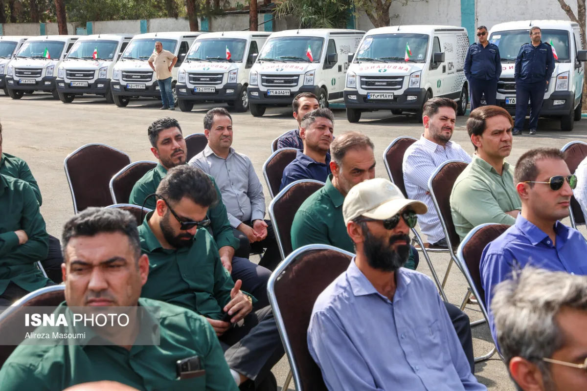 آیین بهره برداری و توسعه ناوگان جدید آمبولانس‌های بهشت حضرت زهرا(س)