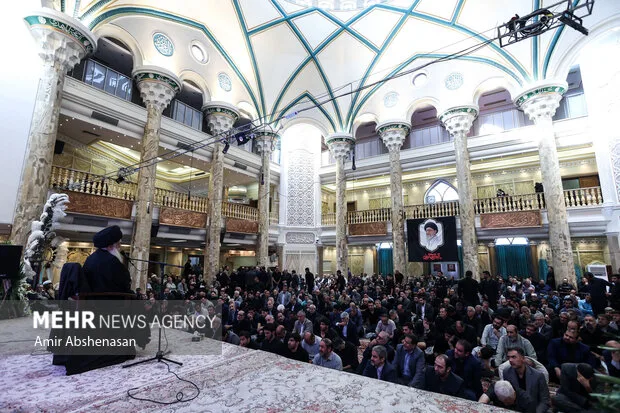 مراسم ترحیم فرزند لطف ا... فروزنده