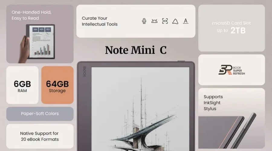 تبلت Boox Note Mini C
