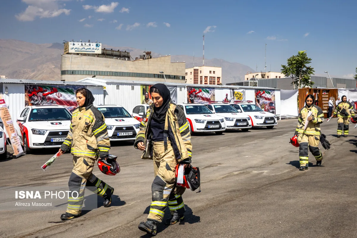 مراسم بزرگداشت روز آتش نشان