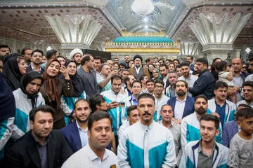 مراسم اختتامیه پنجمین جشنواره ملی «اتفاق» در حرم امام خمینی (ره)