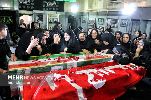 وداع کرمانشاه با پیکر مطهر شهدای هوافضای سپاه