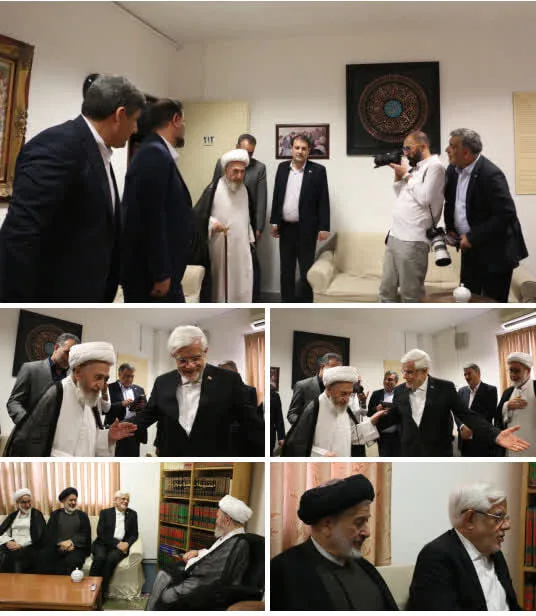 دیدار معاون اول رئیس جمهور با آیات عظام تقلید در قم