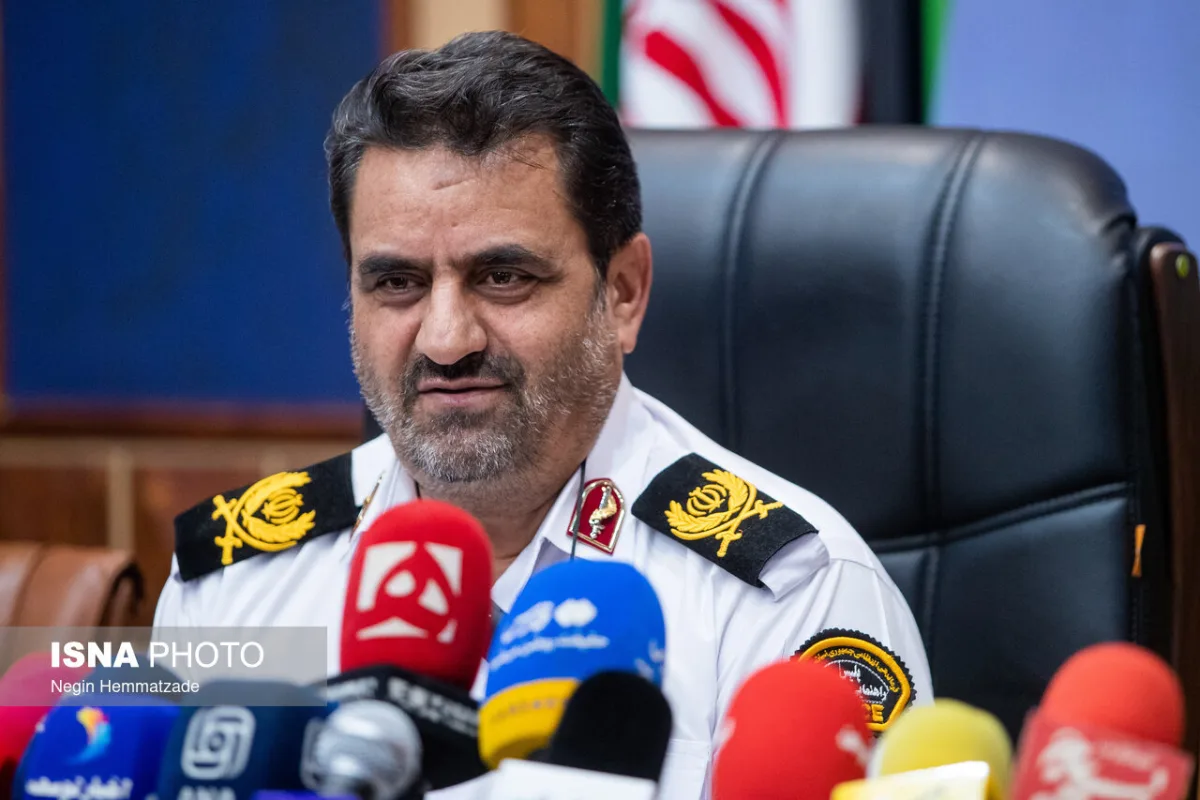 سردار ابوالفضل موسوی پور، رئیس پلیس راهور تهران در نشست خبری
