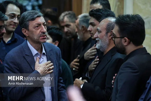 مراسم ترحیم فرزند لطف ا... فروزنده
