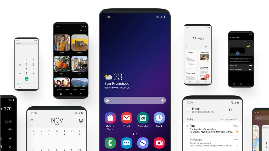 رابط کاربری One UI سامسونگ