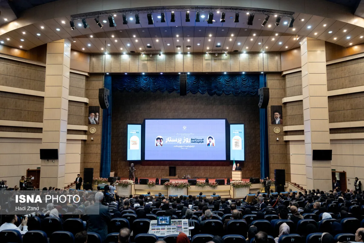 مسعود پزشکیان رئیس جمهور در مراسم گرامیداشت روز پرستار
