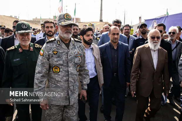مراسم افتتاح بزرگراه شهید سید عبدالرحیم موسوی