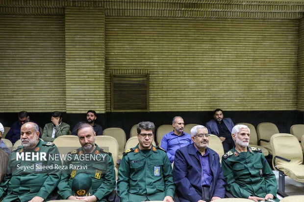 آیین بزرگداشت سردار سرتیپ پاسدار علیرضا افشار