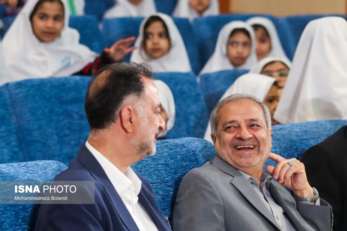علیرضا کاظمی، وزیر آموزش و پرورش در آیین جشن غنچه‌ها
