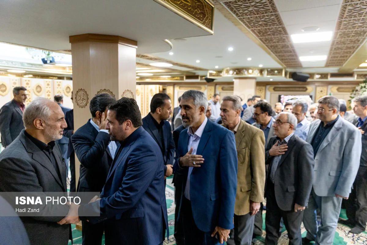 مراسم یادبود مادر رییس سازمان برنامه و بودجه