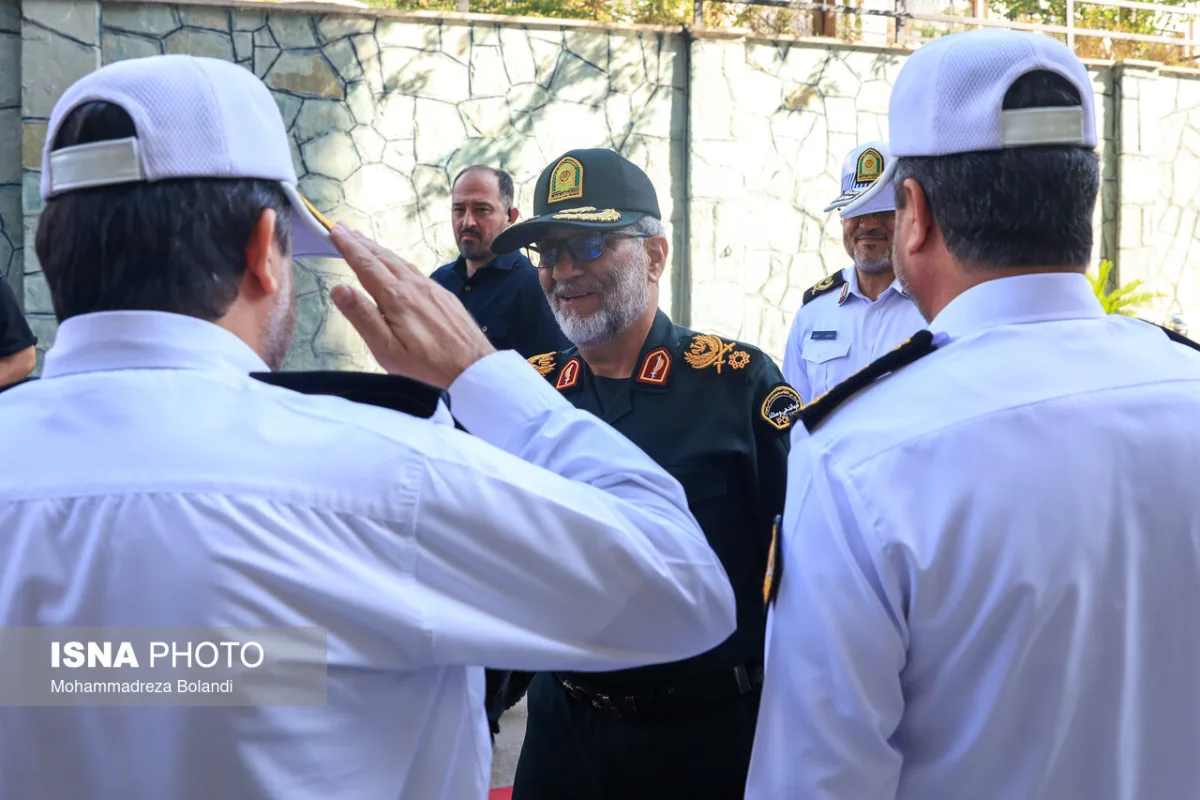 سردار قاسم رضایی، جانشین فراجا درهمایش تجلیل از نمونه‌های ترافیکی و برترین‌های پلیس راهور فراجا