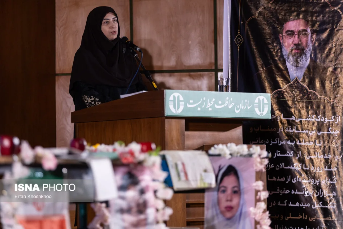 سخنرانی شینا انصاری، رئیس سازمان محیط زیست در نشست «اکوساید: جنایت جنگی خاموش»