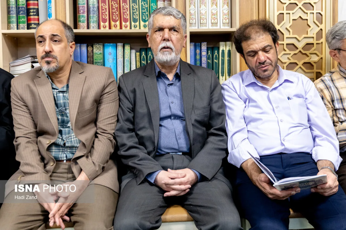 مراسم یادبود مادر رییس سازمان برنامه و بودجه