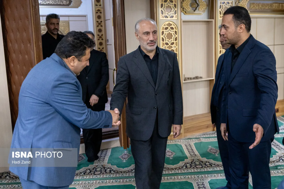 مراسم یادبود مادر حمید پورمحمدی، رییس سازمان برنامه و بودجه