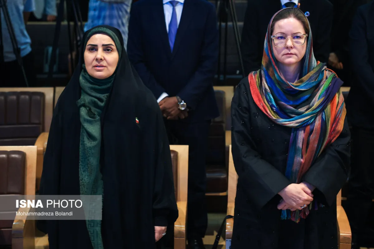 فرزانه صادق، وزیر راه و شهرسازی در مراسم گرامیداشت روز جهانی اسکان بشر