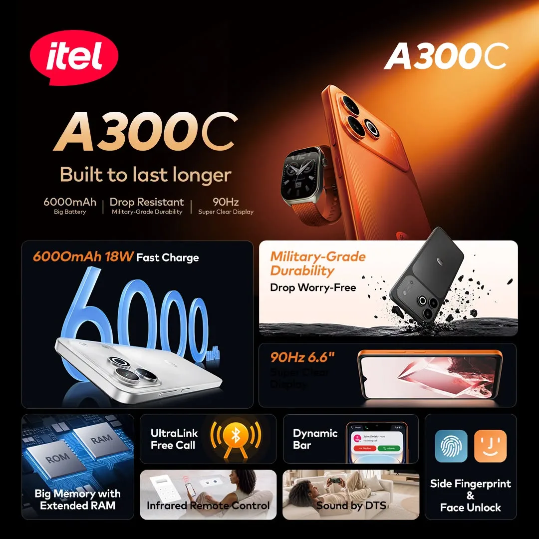 گوشی اقتصادی ایتل A300C