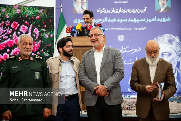 مراسم افتتاح بزرگراه شهید سید عبدالرحیم موسوی