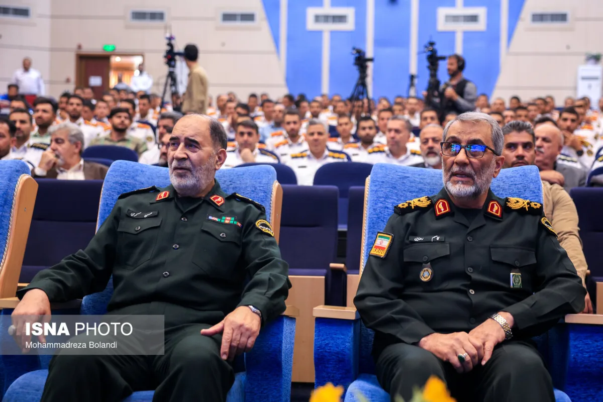 سردار قاسم رضایی، جانشین فراجا و سردار حسن کرمی همایش تجلیل از نمونه‌های ترافیکی و برترین‌های پلیس راهور فراجا