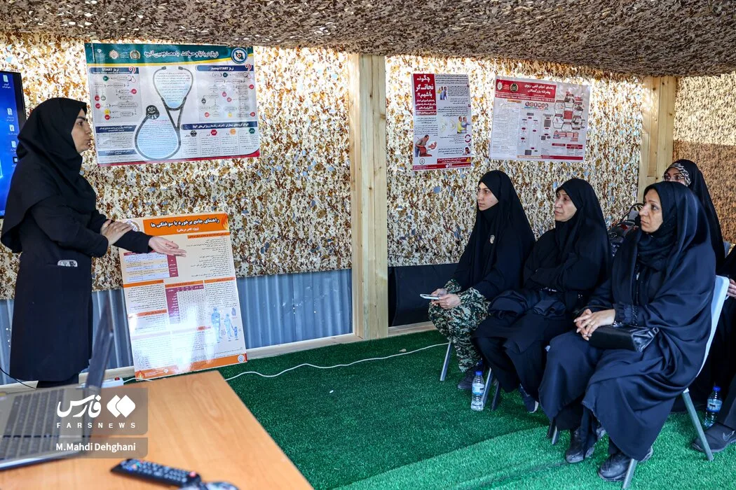 تصاویری از آموزش به زنان جانفدا / از راپل تا ضدهوایی