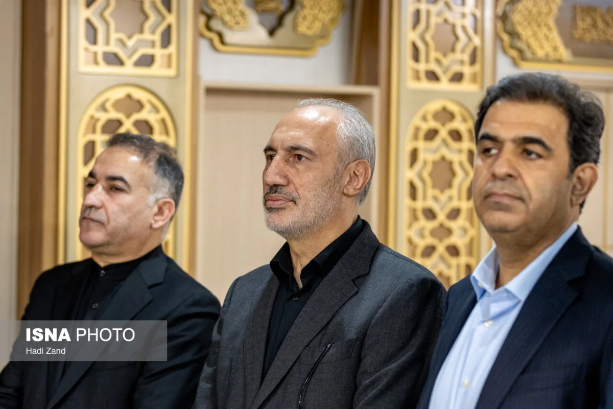 مراسم یادبود مادر حمید پورمحمدی، رییس سازمان برنامه و بودجه