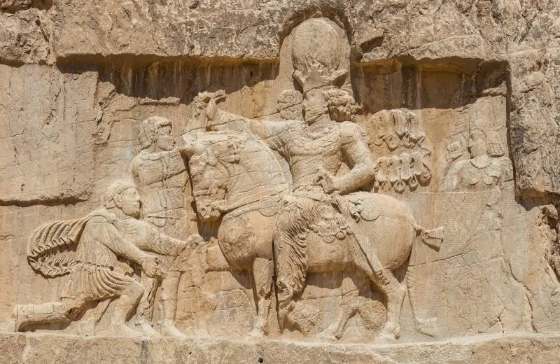 زانو زدن والرین در برابر شاپور