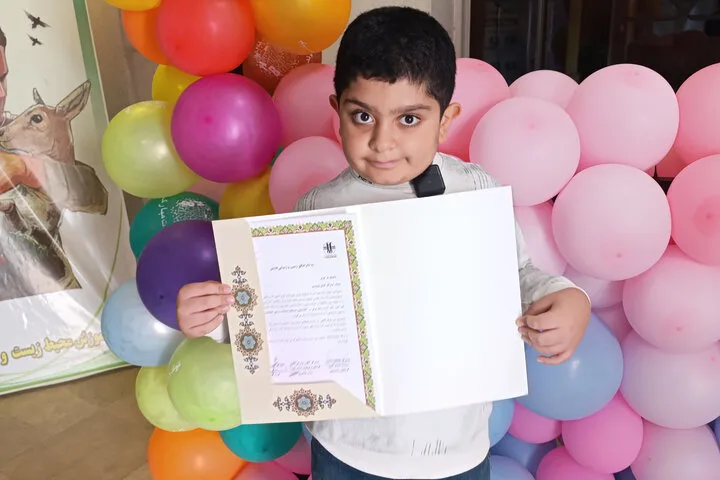 کودکانی البرزی مأموریت نیمهتمام شهید ماکان نصیری را ادامه میدهند