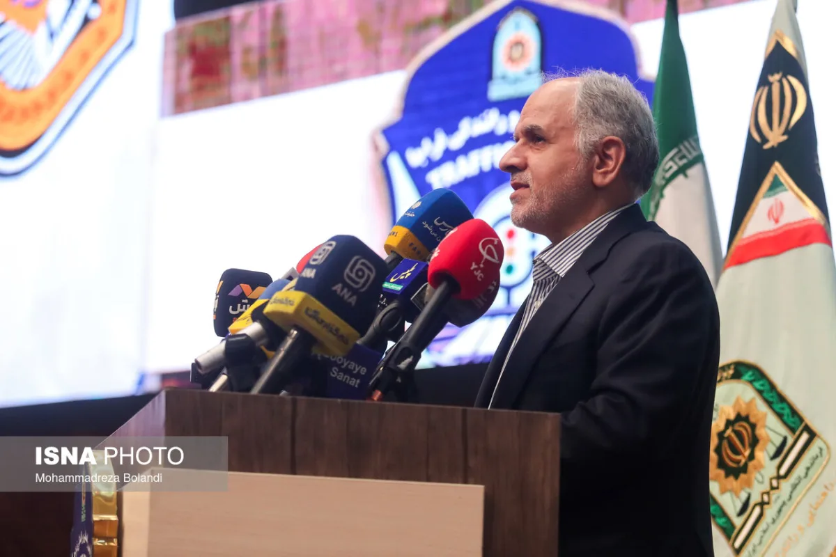امین حسین رحیمی، وزیر دادگستری در همایش تجلیل از نمونه‌های ترافیکی و برترین‌های پلیس راهور فراجا