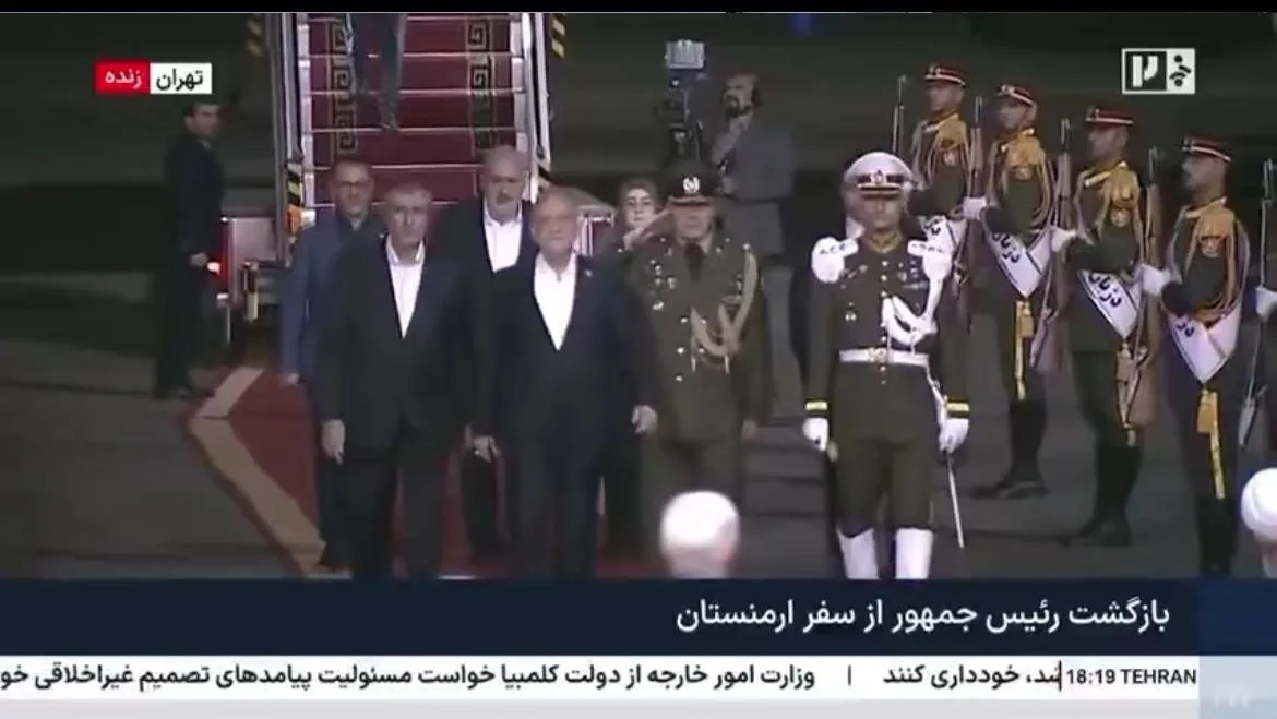 استقبال از پزشکیان و پخش موسیقی «گیم آو ترونز» در شبکه خبر