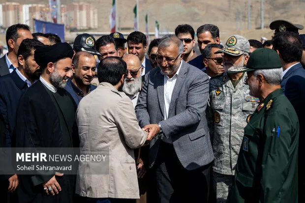 مراسم افتتاح بزرگراه شهید سید عبدالرحیم موسوی