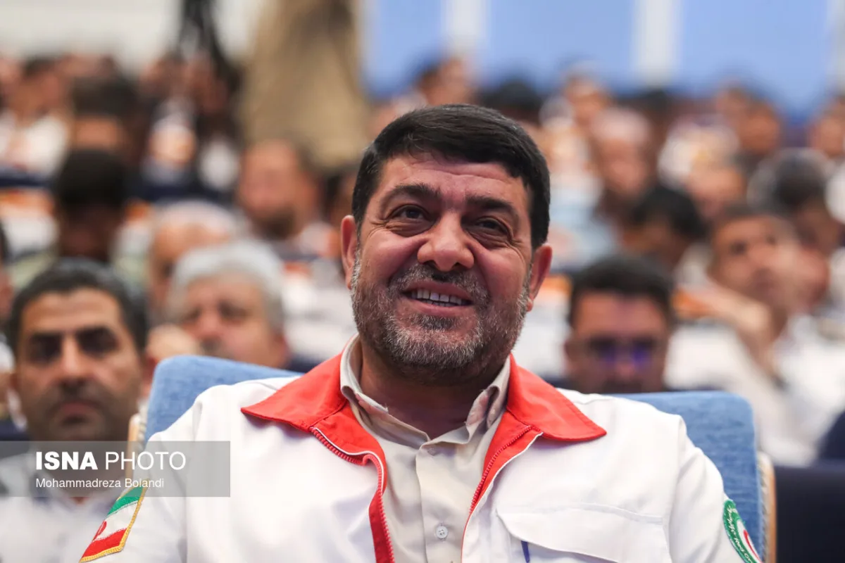 پیرحسین کولیوند، رییس جمعیت هلال احمر در همایش تجلیل از نمونه‌های ترافیکی و برترین‌های پلیس راهور فراجا