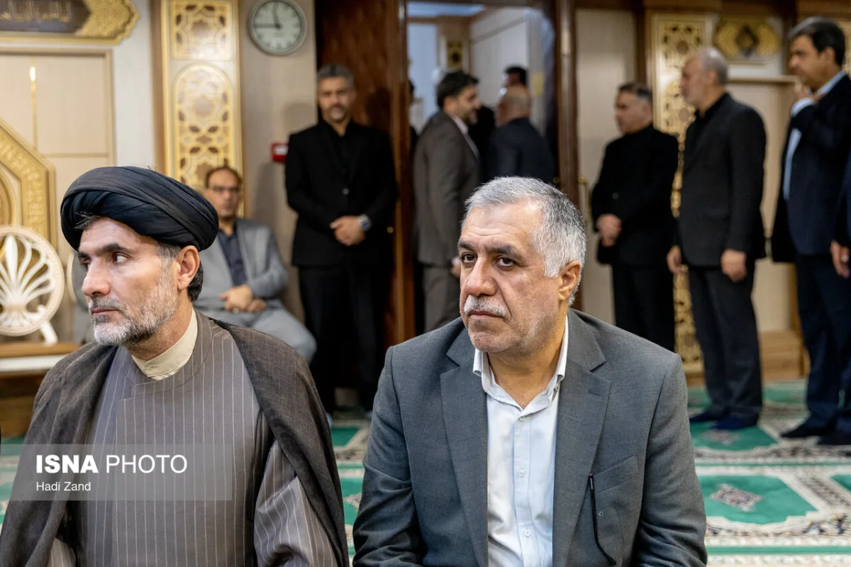 مراسم یادبود مادر رییس سازمان برنامه و بودجه