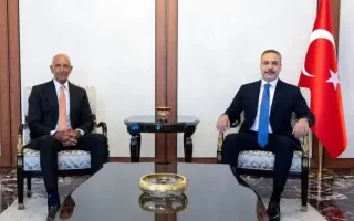نشست هاکان فیدان و تام باراک در آنکارا