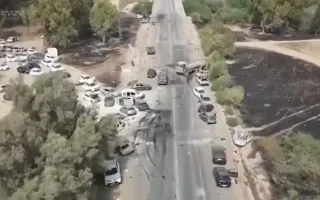 فرار رانندگان از آتش؛ ۲۳ خودرو در نیوفارست رها شد