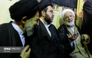 نکتی از حسن روحانی در کنار سید حسن خمینی/ خاتمی، کروبی و موسوی خوئینی‌ها در یک تصویر مشترک/ وزیر دادگستری نیز حاضر بود + عکس
