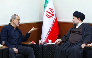 دیدار رئیس‌جمهور با آیت‌الله سید حسن خمینی