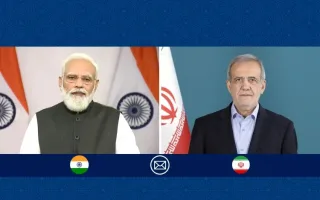 پزشکیان به مناسبت سالروز استقلال جمهوری هند پیام تبریک ارسال کرد