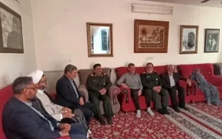 دیدار جانشین فرمانده کل سپاه با خانواده شهیدمحمدزاده در خراسان‌شمالی‌