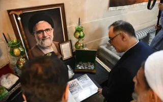 دیدار معاون رئیس‌جمهور با خانواده شهید سید اسماعیل خطیب در قم