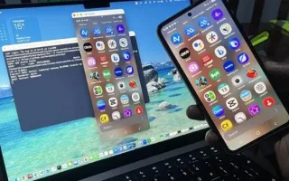 چگونه می‌توان صفحه‌نمایش گوشی اندرویدی را بر روی نمایشگر مک بوک منتقل کرد؟