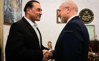 تصویر؛ قالیباف، منیر و عراقچی در یک قاب