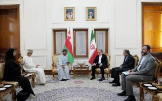 تصاویر ملاقات عراقچی با بدر البوسعیدی وزیر امور خارجه عمان