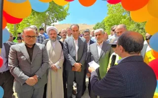 افتتاح چمن مصنوعی مدرسه استثنایی سپیده در بیجار