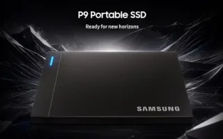 حافظه‌های SSD پرتابل سامسونگ P9 و P7 با قابلیت پشتیبانی از USB4 معرفی شدند