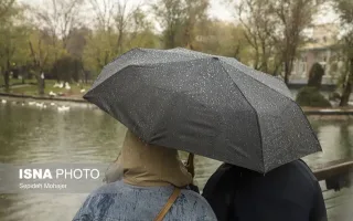 بارش رگباری در مناطق مختلف کشور / افت دما نسبتاً ملایم در سواحل دریای خزر