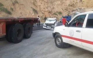 جان‌باختن ۲ نفر در سانحه دلخراش تریلی و پژو در دامغان
