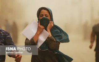 تندبادهای شدید و طوفان گردو غبار در مناطق گوناگون کشور