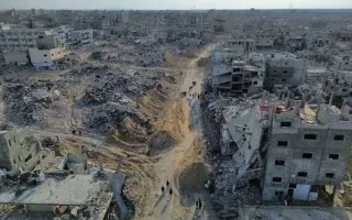 شهادت یک فلسطینی در مرکز غزه در پی حمله رژیم صهیونیستی